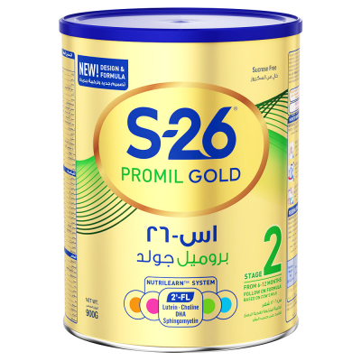 S - 26 Promil Gold Stage 2 Wyeth Nutrition 6 - 12 Months Premium Follow On Formula Tin 800 g